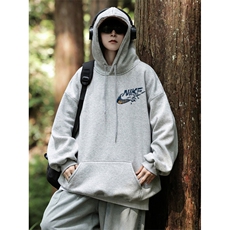 18NK32抖音品质连帽印花卫衣11色M-5XL可定制，男装卫衣，星座115A-3