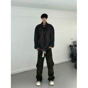 【有货】cleanfit工装外套男春秋美式高街短款夹克JK8325CC-P78图片