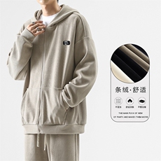 休闲百搭连帽开衫卫衣TK890-特批78，男装卫衣，星座718