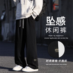 休闲长裤男秋季新款百搭裤子宽松卫裤WK89-1常规特批28加绒特批33图片