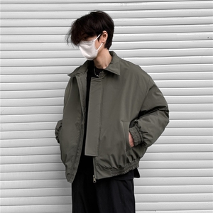 冬季新款2024飞行员夹克加厚棉衣美式短款翻领棉服外套S375-特P88,一整套衣服搭配冬季图片
