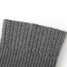 2025年秋季新款木耳边扭花针织羊绒脖套时尚休闲通勤百搭，围巾，天宇悦翔羊绒