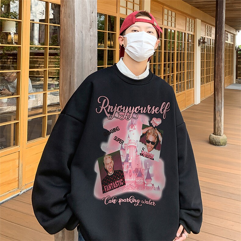 直播360克重磅美式印花卫衣Y212特P28同步供应华棉品质P38特,男装卫衣,电商A486