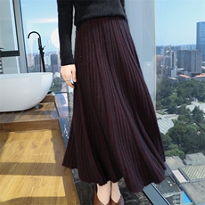 秋冬季新款舒适时尚百搭貂绒半身裙，女装半身裙，冬贝尔貂绒