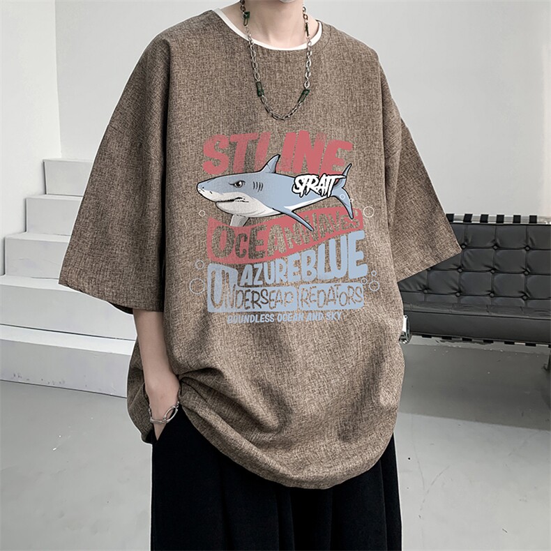 风复古亚麻短袖男棉麻t恤男半袖ZT71331-P35,男装T恤,电商A040