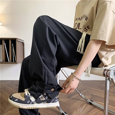 2023ss新款高街裤脚拉链西裤XZ604-KG56-P55控68，男装西裤，星座604