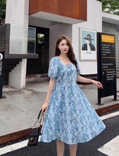 夏季新款，碎花连衣裙。，女装连衣裙，变格