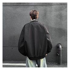 美式复古男春季假两件夹克翻领短款外套休闲宽松棒球服JK0643-P68，男装夹克，星座308B-1