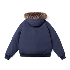 有90绒报告可拆卸毛领羽绒服派克服标90绒78197P268控428，男装羽绒服，星座226-1