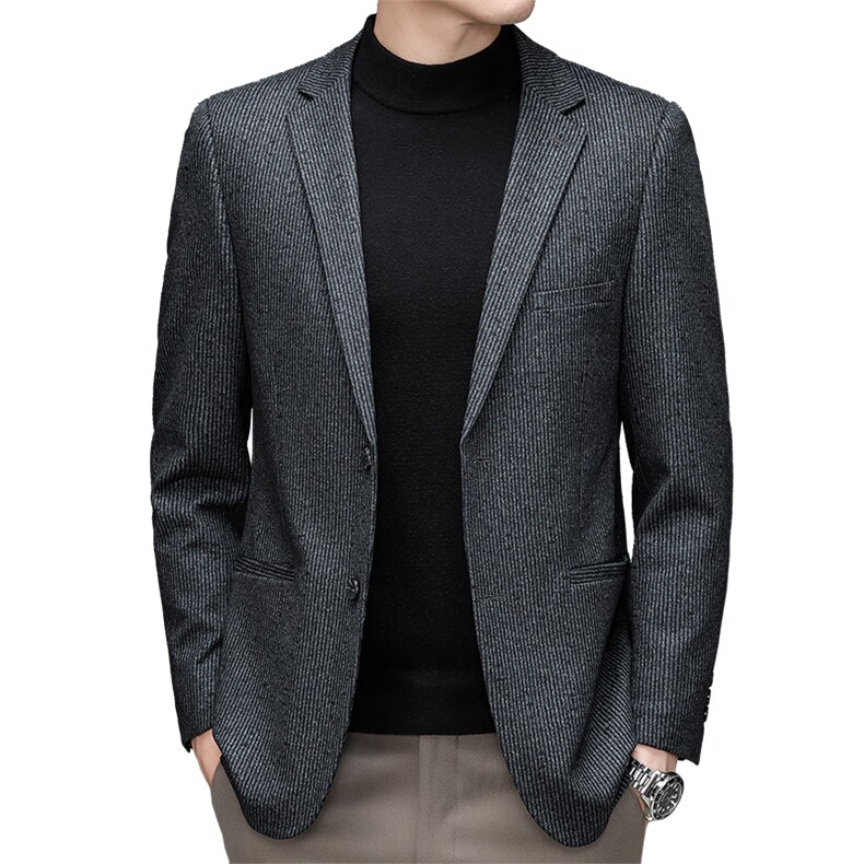 3370男士2023秋新款长袖西服休闲外套单装西装P150,男装西服,电商B360