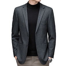 3370男士2023秋新款长袖西服休闲外套单装西装P150，男装西服，电商B360