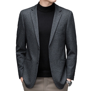 3370男士2023秋新款长袖西服休闲外套单装西装P150图片