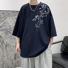 冰丝七分袖t恤男大码五分袖男短袖男中袖Q11393-P30，男装T恤，电商A040