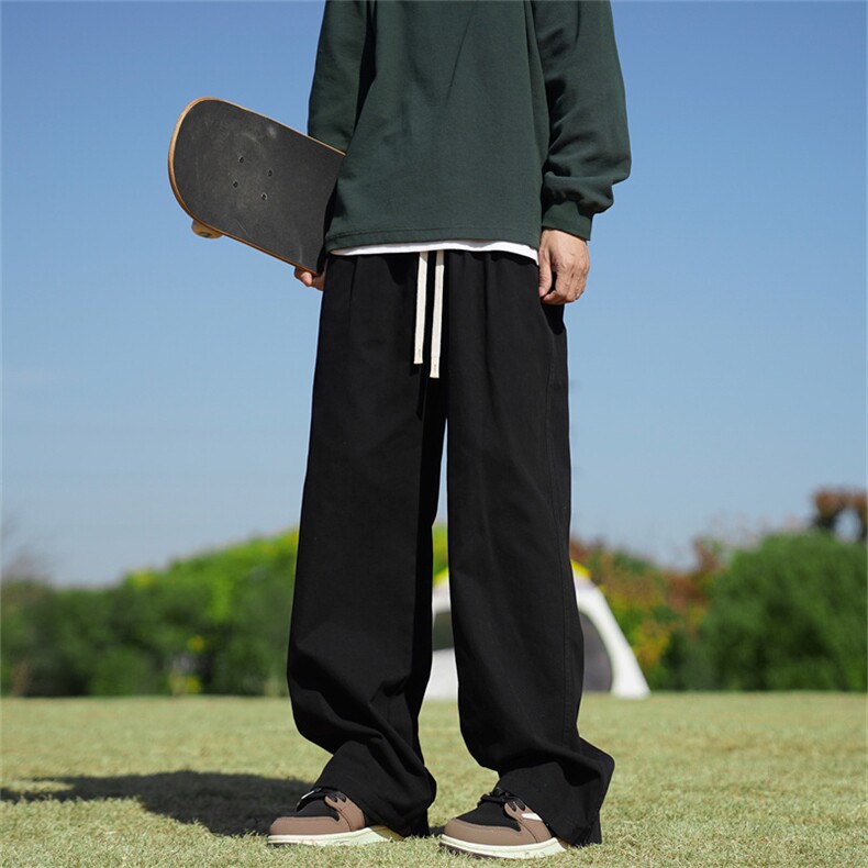 2024秋季新款！宽松直筒帅气工装休闲裤809B-J101-P60控88,男装休闲裤,星座809B（原星座805）