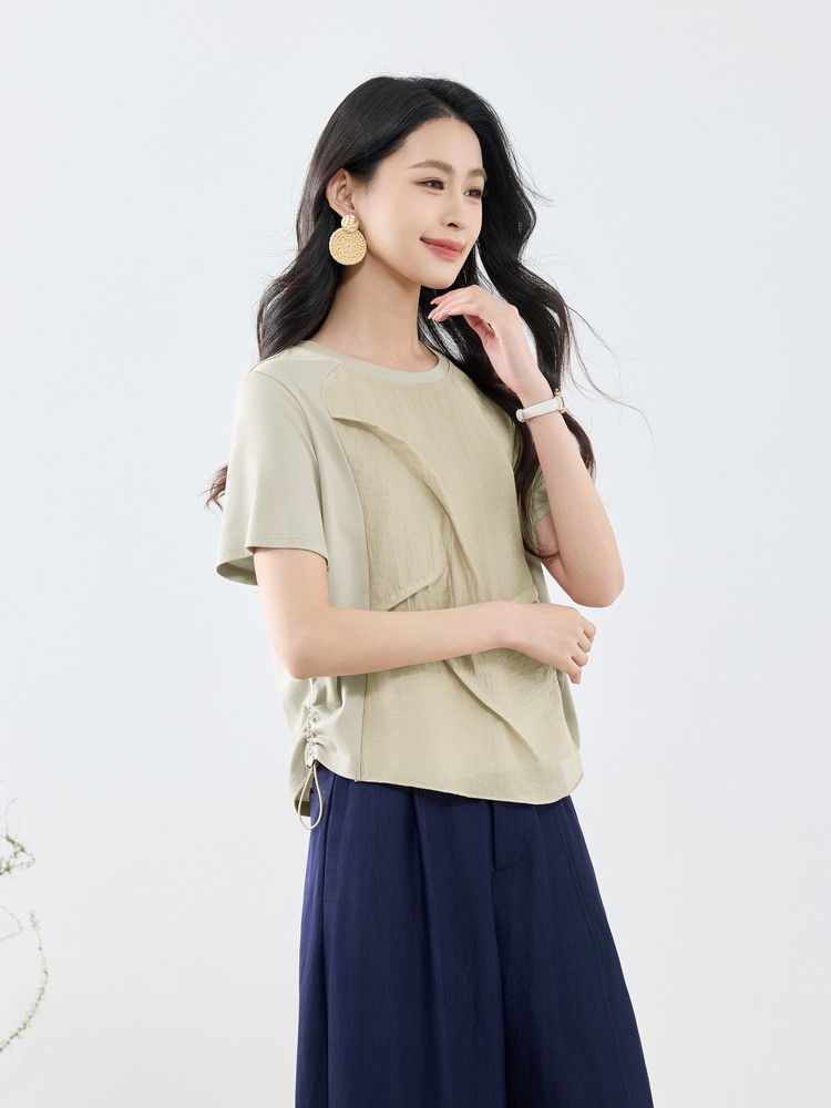 2026年夏季休闲风女套装修身显瘦,女装套装/套裙,梦芯尔