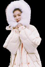 现货271-8802-P175大毛领中长款棉衣外套控248，女装棉衣/棉服，浙宝271