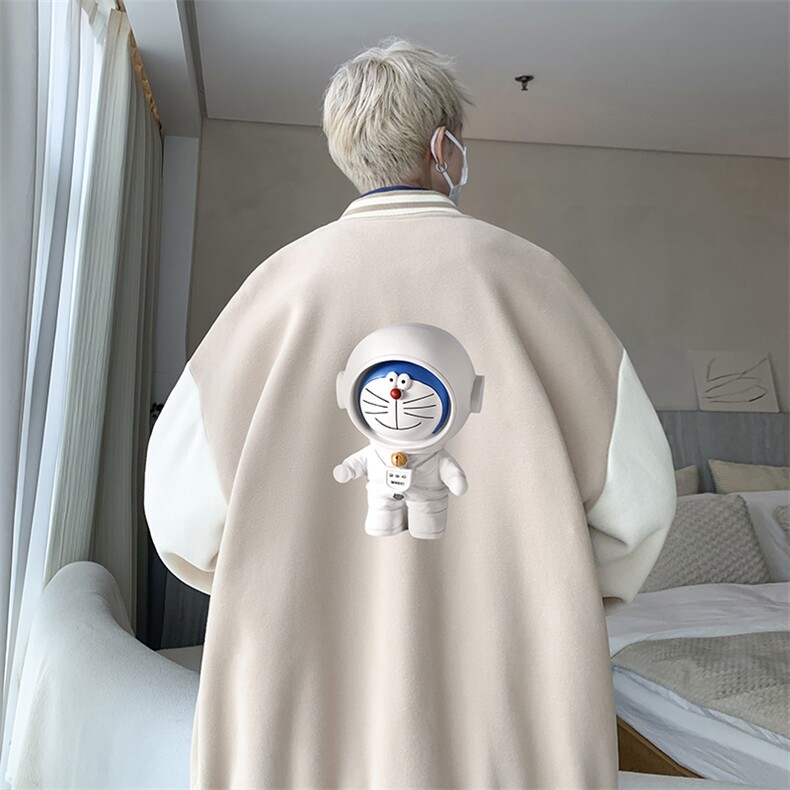 摇粒绒棒球服男大码开衫卫衣男夹克BF86233-P65,男装夹克,电商A040