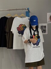 夏季新款图案大版T恤，女装T恤，JIAN.Z 简.站