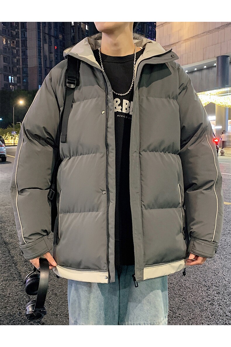 港风夜景潮牌新款连帽棉服潮流保暖棉衣M081-P90,男装棉衣,星座717