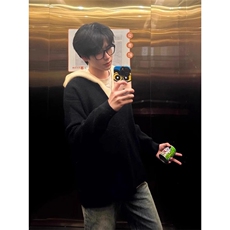 美式休闲假两件撞色针织衫男穿搭慵懒风情侣外套上衣LM53066-p60，男装针织衫/毛衣，星座1008