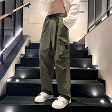 24春款港风工装裤休闲裤束脚裤男KP208P55，男装休闲裤，星座1204-3
