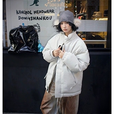 现货美式高街休闲夹克冬季立领纯色三防户外工装加厚棉服外套，男装夹克，电商A443