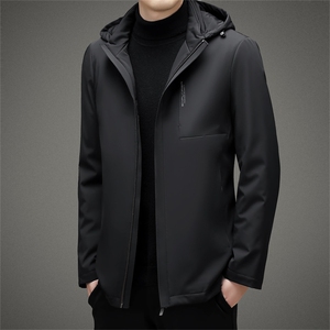 BAMJ-8906钱塘2020-2中年男士商务休闲连帽百搭简约羽绒服P255图片