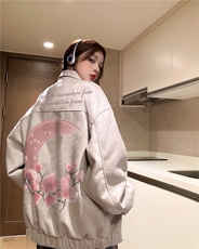 XZ809A/JPK07/P118/控138麂皮绒美式复古烧花夹克，男装夹克，星座809A(原222-1)