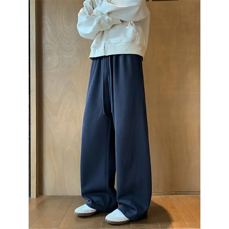 1506A/GY500/P38春秋新款垂感抗皱弯刀休闲裤1,男装休闲裤,星座1506A