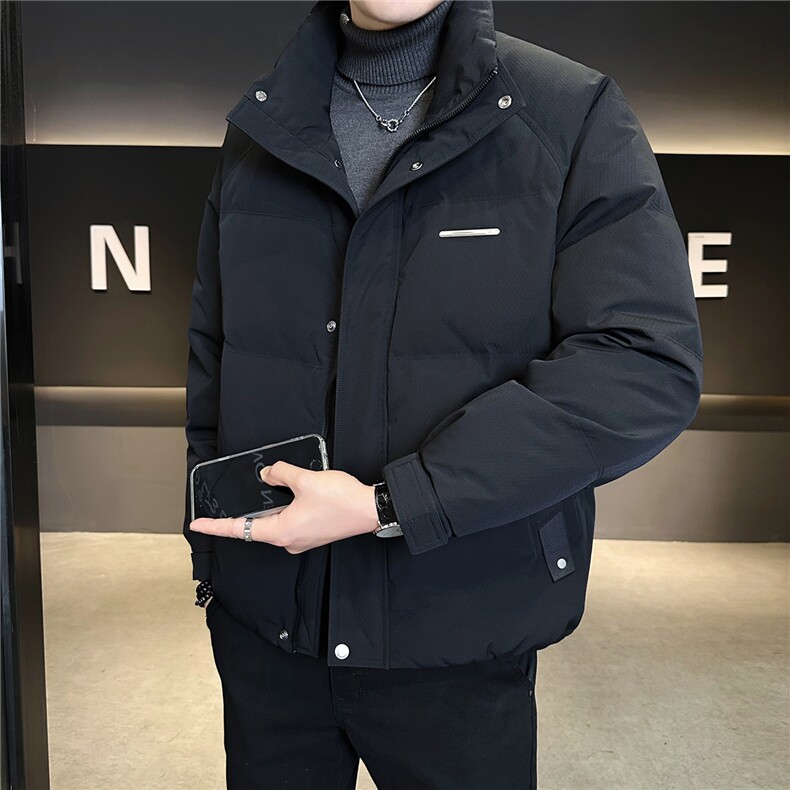 标50绒立领男士羽绒服冬季2025新款加厚冬装外套A313-3318-P205图片