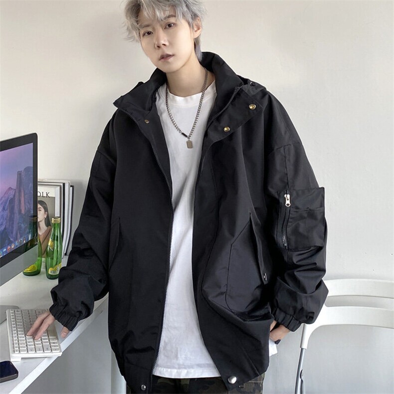 冲锋衣男款户外登山服山系外套防风防水连帽夹克J2501P85控118,男装夹克,电商A157