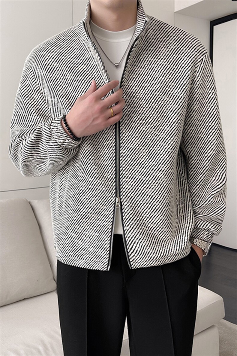 轻熟风~春季双拉链夹克外套K539/P115,男装夹克,电商B331
