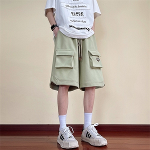 M-8XL 夏季菠萝格大码工装短裤109-H10-特批35图片