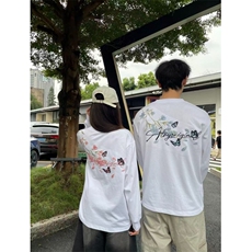 1085#束口长袖-220克纯棉-刺绣，男装T恤，星座506A