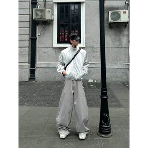 已下单~夏季锦氨速干立领拉链白灰色防晒衣外套 F25217批58图片