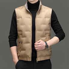 CSMJ78813钱塘2020-2秋冬季新款时尚休闲中年男士羽绒服马甲P175，男装羽绒服，钱塘207-2