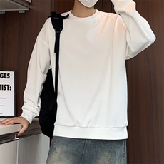 S5022/特P30春装新款高个性套头卫衣男潮流宽松百搭长袖T恤外套，男装T恤，电商A141