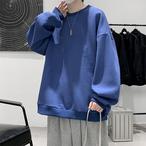 圆领卫衣男大码加厚加绒长袖t恤男S6191-P28 加绒款-P33图片