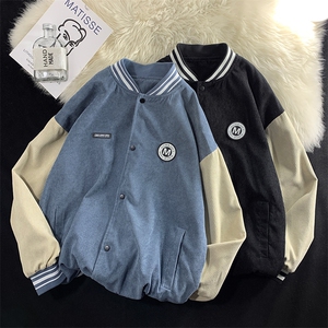 2025春装新款灯芯绒夹克外套上衣运动棒球服D201-DM94-P70图片