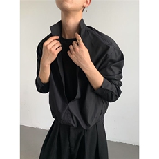 高质量假两件长袖衬衫BNC23，男装衬衫，星座208-5