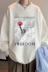 半高领毛衣男士大码针织衫男毛线衣男M18326-P45加绒款-P65，男装针织衫/毛衣，电商A040