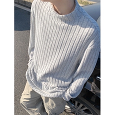 现货！毛茸茸秋冬加绒加厚男女款百搭基础款T恤-LK80216JR-特批27，男装T恤，电商A061