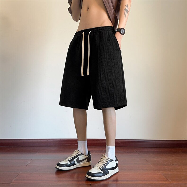 ！2026夏季新款男士麦穗肌理感短裤百搭五分裤DK299特P30,男装牛仔裤,电商B220