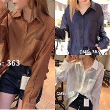 韩版休闲衬衫，女装衬衫，歌玛索 GMS