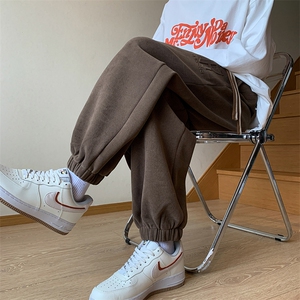 主推M-8XL 秋季新款大码束脚潮流休闲卫裤 109-K117-P50图片