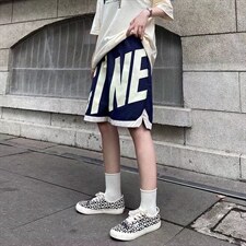 男夏季潮流时尚休闲印花短裤D99P27图片