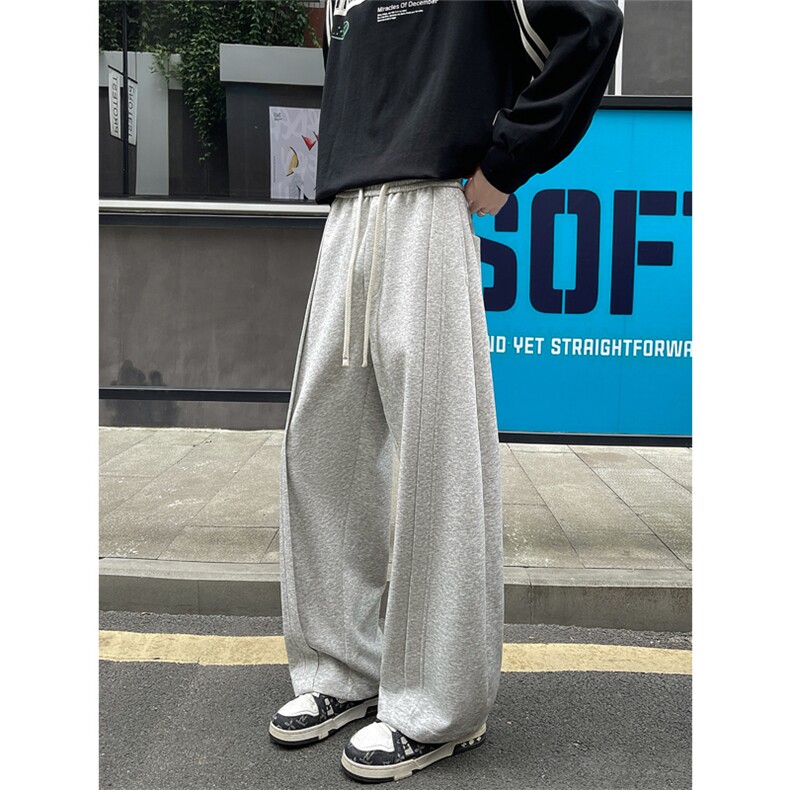 25秋季新款潮牌美式弯刀裤男宽松运动休闲卫裤5015特批42,男装休闲裤,电商C305A