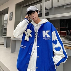 2025秋棒球服外套男ins美式宽松帅夹克上衣JK620，男装夹克，星座1108