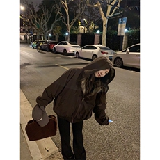 两面穿现货重磅短款座山雕棉衣男女双面穿毛毛绒棉服加厚外套，男装棉衣，电商A486