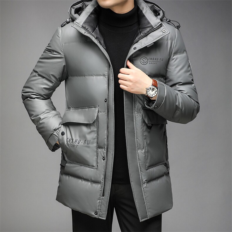 2023新款羽绒服男冬季可脱卸帽中年男厚保暖潮流外套HPN2162-P320,男装羽绒服,电商B212（原钱塘6029）